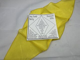 Diamond Cut Silk.18 inch.Yellow